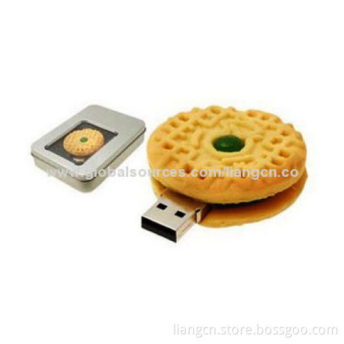 Cookie USB Flash Drive, 10-year Data Retention